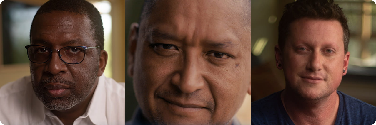 Headshots of various men